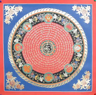 MANTRA MANDALA | Boudha Stupa Thanka